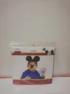 KIT SET MICKEY MOUSE ORECCHIE,GUANTI E NASINO DISNEY CIAO 23347 - Imagen 1 de 2