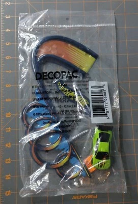 Decopac #6088 Hotwheels Drift Cake Toppers / Track and Car / New Sealed - Image 1 of 2