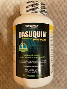 NEW Nutramax Dasuquin MSM 84 Chewable Tabs LARGE Dogs Joint Health 1/26 SEALED