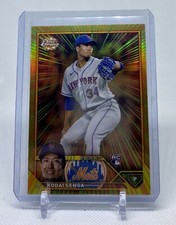 2023 TOPPS CHROME *RADIATING ROOKIES* #RR16 KODAI SENGA *ROOKIE CARD* NY METS