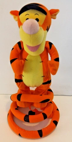 Fisher Price Disney, Turbo Tail Tigger Bounces Sings Talks Plush Pooh 14" Cover