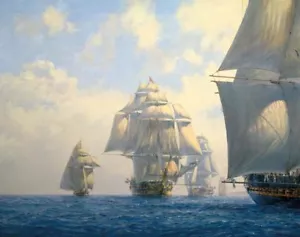 GEOFF HUNT The Commodore signiert limitierte Auflage Patrick O'Brian Jack Aubrey - Bild 1 von 1