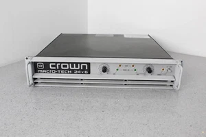Crown Macro-Tech 24x6 Professional Power Amplifier XLR Input Card Included - Picture 1 of 7