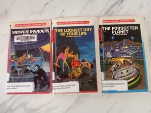 Choose Your Own Adventure 3 Book Lot #118, #132, #133 - Ex-Library - Imagen 1 de 6