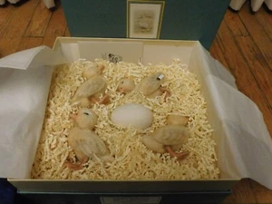 Vintage R. John Wright Beatrix Potter Jemimas Entenküken Filz SET NEUWERTIG IN OVP #35/1000 - Bild 1 von 6