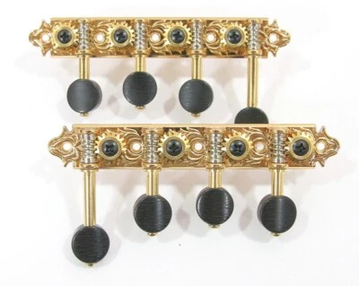 F mandolin,mandola gold plated machine head tuner peg key ratio 1/18 636G-P7B - Image 1 of 4