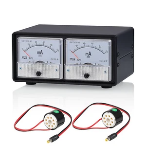 1 Pair 8-pin Bias Current Probes Tester VU Meter for EL34 KT88 6L6 6V6 6550 Tube - Picture 1 of 9