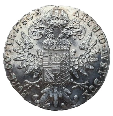 Regno D'Italia - Tallero 1780 Zecca Roma "Maria Teresa" Argento/Silver - FDC - Immagine 1 di 2