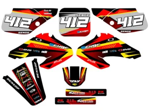 2001-2003 XR 70 SURGE Red Senge Graphics Kit Compatible with Honda - Picture 1 of 10