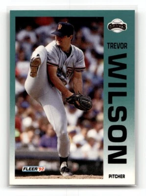 1992 Fleer Trevor Wilson #651 San Francisco Giants BASEBALL - Image 1 of 2