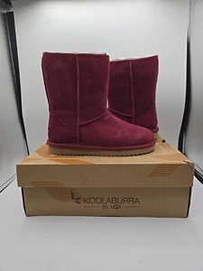 Botas de invierno para mujer KOOLABURRA by UGG gamuza arándano cuero piel de oveja 7” - Imagen 1 de 10