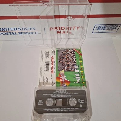 Grupo Niche Brillantes Vol 2 Cassette Tape 1995 Tropical Salsa Latin Pop Cumbia - Image 1 of 4