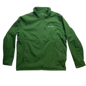 Chaqueta softshell Columbia verde cremallera completa para hombre talla 2X exterior - Imagen 1 de 11