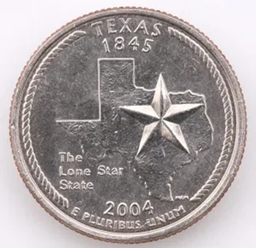 USA - 2004P - Washington ¼ $ - Texas - State Issue - Image 1 of 1