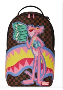 SPRAYGROUND PINK PANTHER WE OUT HERE/ MONEY STACK B5903 - Picture 1 of 8