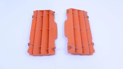 Juego de persianas protectores de radiador naranja KTM 505 XCF 2008 par izquierda derecha Foto 1 de 4