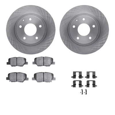 For Mazda 6 2014-2015 R1 Concepts WFUH1-80238 Rear Brake Kit w Optimum Pads - Imagem 1 de 3