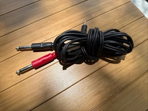 Hosa 10FT CMP-159 3.5mm TRS To Dual 1/4" TS Stereo Breakout Cable Black - Picture 1 of 3