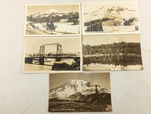 Postal Ellis 1227-655-565-185-152 Mt Rainier WA-WN Lote de #5 sin usar - Imagen 1 de 8