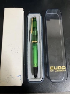 ERO Green Demonstrator Fountain Pen Made in Germany #c7df3b - Picture 1 of 24