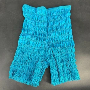 Vintage Malco Modes Unterhose blau Damenshorts XLarge N-21 Stretch Spitze Square Danc - Bild 1 von 6