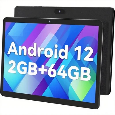 SGIN Tablet 10,1 Zoll Android 12 2GB 64GB erweiterbar BT4.2 Dual Kamera WiFi - Bild 1 von 4