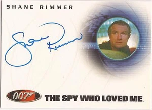 James Bond Zitat - A44 Shane Rimmer "Commander Carter" Autogrammkarte - Bild 1 von 1
