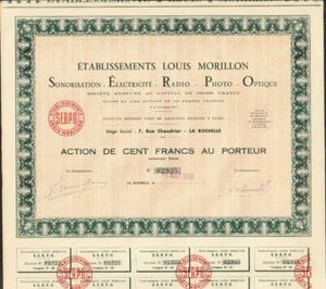 SELTEN => Etablissements LOUIS MORILLON (LA ROCHELLE 17) (X) - Bild 1 von 1