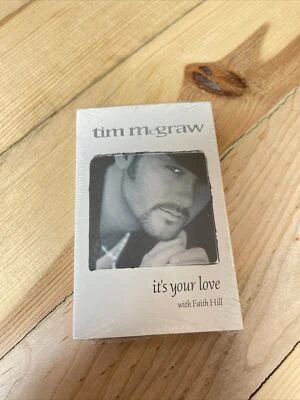 Sealed Tim McGraw It’s Your Love Cassette Single 1997 - Image 1 of 4