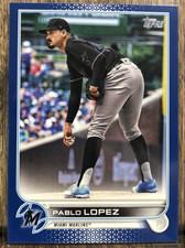 2022 Topps Series 2 Royal Blue Parallel #644 Pablo Lopez Miami Marlins⚡️