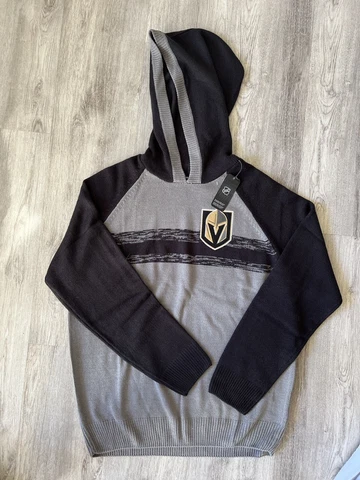 Las Vegas Golden Knights Hoodie By NHL SIZE XL Men’s Black And Grey Champions Cover