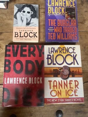 Lawrence Block; lot of 4-2 signed 1sts - Image 1 of 4