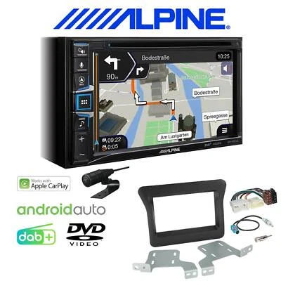 Alpine Autoradio Apple CarPlay Android für Opel Movano B ab 2010 in schwarz - Bild 1 von 4