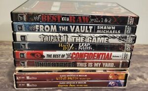 Wrestling WWE WWF DVD Collection  LOT OF 8 - Vintage 
