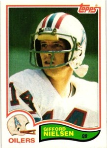 1982 Topps Football #100 Gifford Nielsen