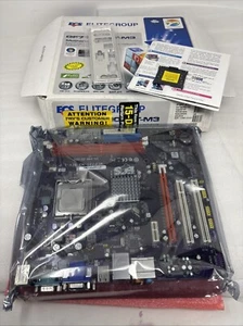 Placa madre ECS MCP73T-M3 GF7100PVT-M3 Intel Core 2 con procesador E8200 - Imagen 1 de 16