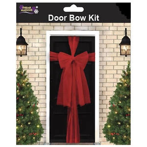 Navidad Organza Puerta Lazo Kit - Rojo - Imagen 1 de 1