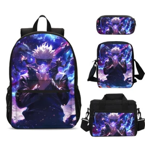 Satoru Gojo Jujutsu Kids School Backpacks Cooler Lunch Bag Pen Case Satchel Lot - Picture 1 of 19