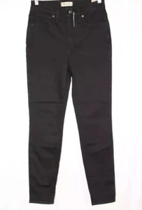 Madewell Women's Jeans Size 27 Skinny High Rise 10" Black Frost NG493 - Picture 1 of 3