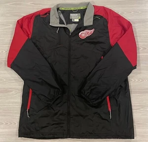 Reebok Detroit Red Wings NHL Center-Ice Kinetic Rink Jacket Black Men’s Size XL - Picture 1 of 7
