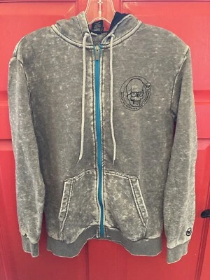 Shaun White Built To Survive 2011--La inusual sudadera con capucha con cremallera gris adulto grande Foto 1 de 4