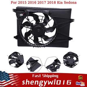 For 2015 2016-2018 Kia Sedona High Quality Engine Radiator Cooling Fan Assembly - Bild 1 von 16