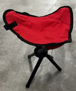 Portable Folding Stool Tripod Chair Travel Fishing Camping Collapsible Seat USA - Picture 1 of 2