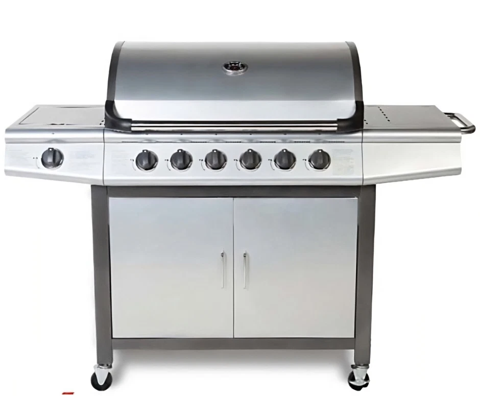 CosmoGrill Outdoor Pro 6+1 Gas Barbecue Grill 6 Burner & 1 Side Burner BBQ Home - Image 1 of 1