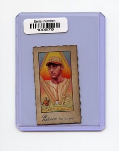 #Q CHICK HAFEY Rare HELMAR Art Stamps Card