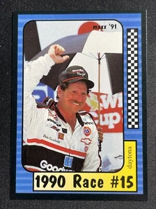 1991 Maxx Dale Earnhardt 1990 Race #15 Daytona #185๐ฅ๐ฅ FREE shipping ๐ฅ๐ฅ - Picture 1 of 2
