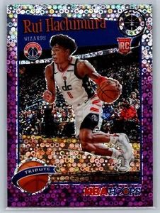 2019-20 Hoops Premium Stock #300 Rui Hachimura Purple Disco RC - Picture 1 of 2