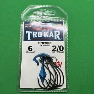 Eagle Claw Trokar TK137 Finesse Hook. New - Picture 1 of 2