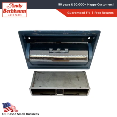 1965 Chrysler New Yorker Blue Bench Seat Back Ashtray Assembly 2080161 NOS. - Image 1 of 4