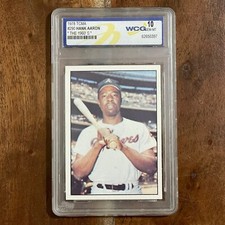 Hank Aaron #290 TCMA 1978 Baseball Card WCG Graded Gem Mint 10 The 1960’s
